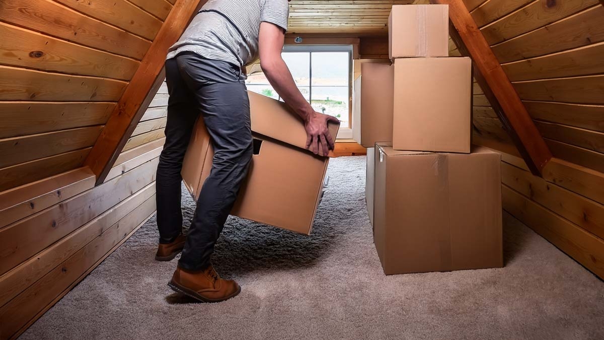 Cleaning Attic